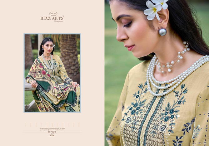 Musafir Vol 6 By Riaz Arts Digital Printed Karachi Cotton Dress Material Wholesale Suppliers In India
